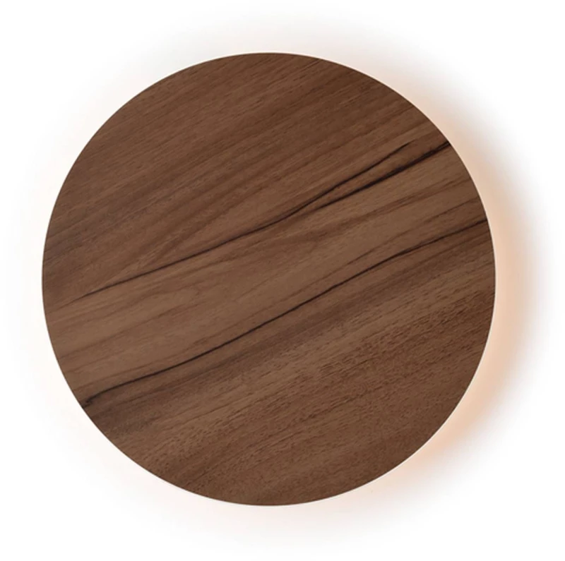 Πλαφονιέρα Με Mdf ZM1715LEDWDW Dark Brown Mdf,Μέταλλο