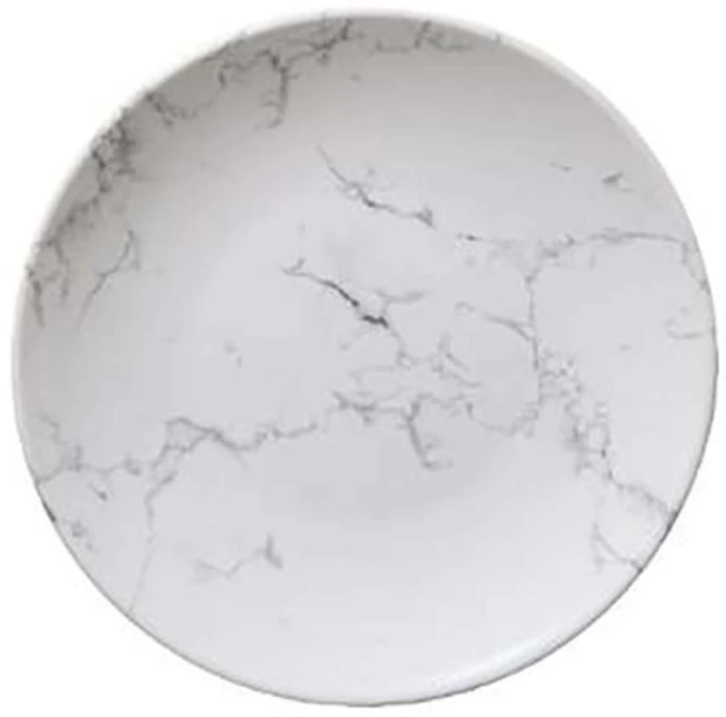 Πιάτο 07.154727A Φ19cm Κεραμικό Marble White Κεραμικό