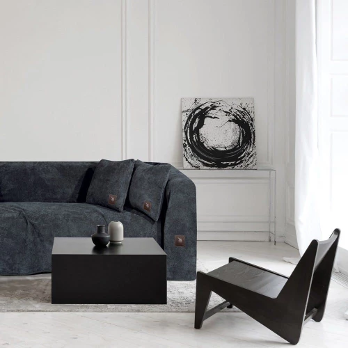 Ριχτάρι 2760 Dark Grey Greenwich Polo Club Διθέσιο 180x250cm Chenille