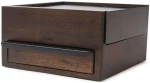 Κουτί Αποθήκευσης Κοσμημάτων Mini Stowit1005314-048 Black-Brown Umbra Μέταλλο,Ξύλο