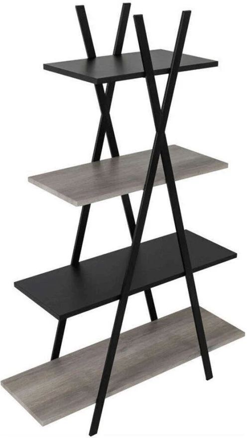 Βιβλιοθήκη Apatchi 95x30x145cm Sonoma-Black