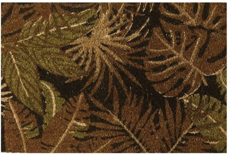 Πατάκι Εισόδου Coco Gold 985 Autumn Leaves 40X60cm Beige-Black Sdim 40Χ60