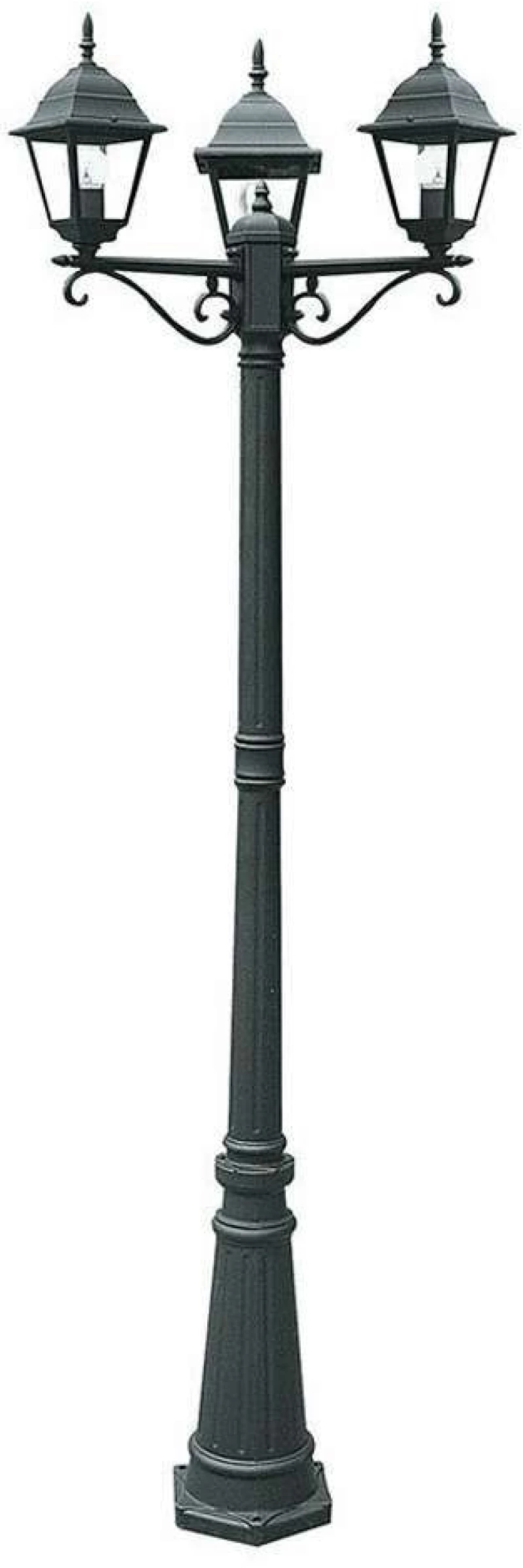 Φωτιστικό Δαπέδου Roma LANT-ROMA/P3 3xE27 60W 70x190cm Black Intec