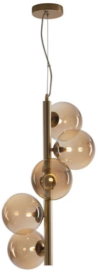 Φωτιστικό Οροφής Honey I-HONEY-S5 5xG9 Led Φ36,1cm 183cm Copper Luce Ambiente Design Μέταλλο,Γυαλί
