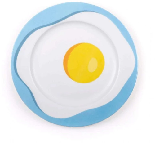 Πιάτο Πορσελάνινο Egg 17200 Φ27cm Multi Seletti Πορσελάνη