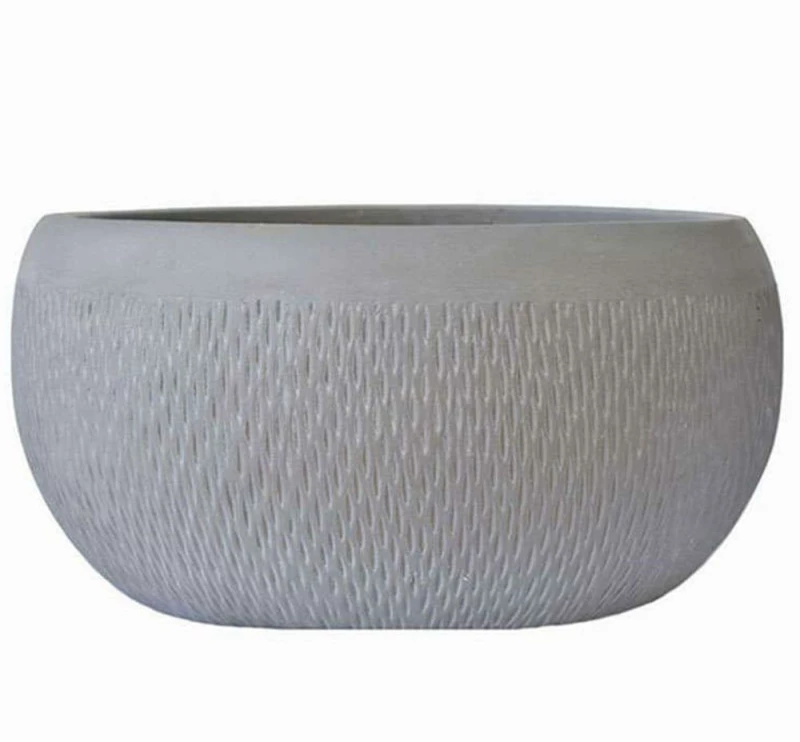 Κασπώ Rain 00.03.34522 Φ43x21,5cm Grey Πηλός