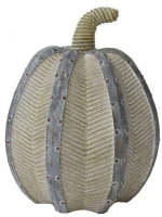 Διακοσμητική Κολοκύθα VRE223 17,5x17,5x21cm Grey Espiel Πολυρεσίνη