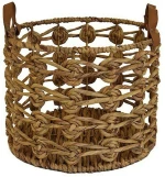 Καλάθι 00.06.66011 Φ42x27cm Brown Ψάθα