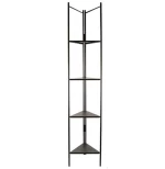 Ραφιέρα Δαπέδου Γωνιακή 013.773050 44x37x200cm Black