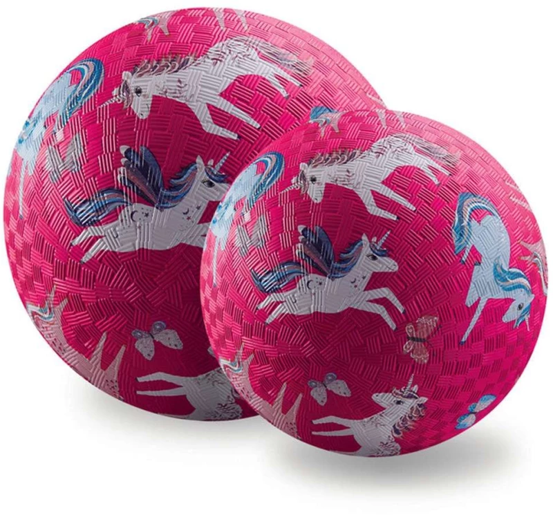 Μπάλα 13cm Μονόκεροι BER-3821255 Fuchsia Crocodile Creek