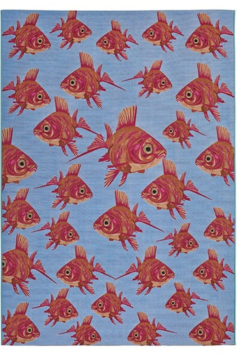 Χαλί Carol 15X/Q03 Blue-Orange Carpet Couture 160X230cm