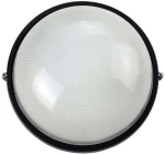 Φωτιστικό Οροφής-Πλαφονιέρα VK/01015/B 19,2x10,7cm 60W E27 IP44 Black VKLed