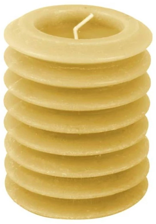Κερί Circles PT3793YE 7,5x10cm Yellow Present Time Παραφίνη