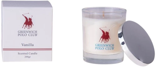 Αρωματικό Κερί 3001 Vanilla 200gr Greenwich Polo Club Κεραμικό,Γυαλί