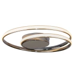 Φωτιστικό Οροφής 42028-CH 45x18cm Led 2900Lm 36W 3000K Chrome Inlight