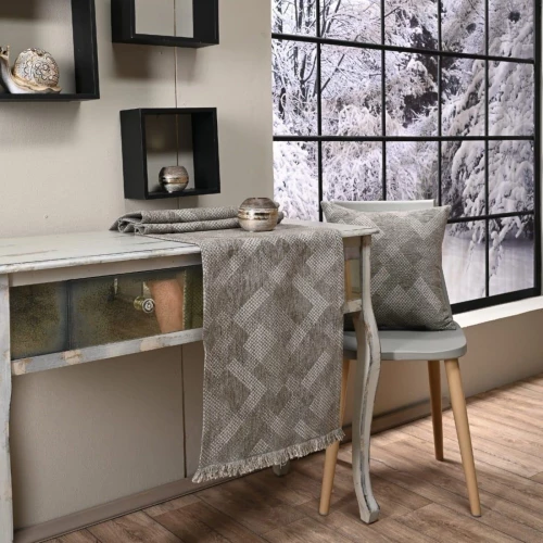 Τραβέρσα Bronx 03 Elephant Teoran 45X180 Ακρυλ,Βαμβ,Polyest