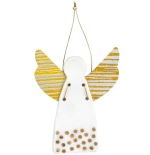 Στολίδι Χριστουγεννιάτικο Αγγελάκι Dots Gold LBTRD0090231 9cm Multi Raeder