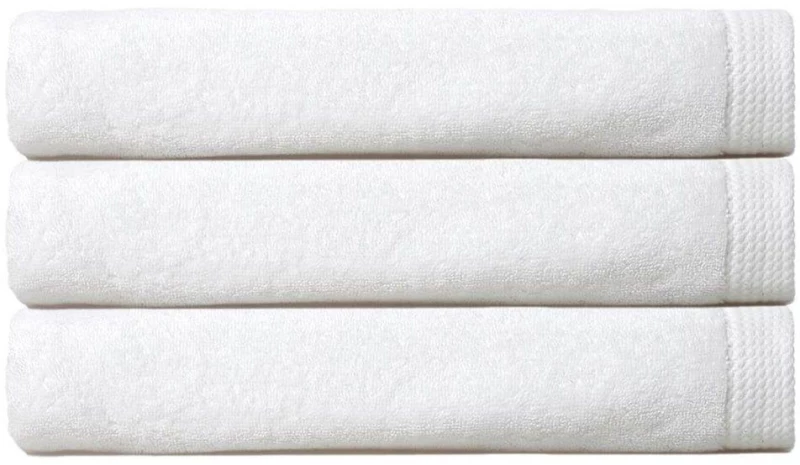 Πετσέτα 02.100.01 White Cryspo Trio Χεριών 30x50cm 100% Βαμβάκι