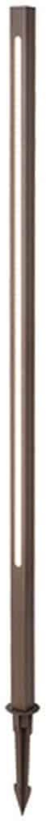 Φωτιστικό Δαπέδου Κήπου E280 2,5x2,5x100cm Led 1550Lm 15W 3000K Brown