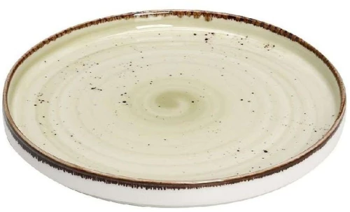 Πιάτο Ρηχό Terra TLH131K6 Φ26x1,5cm Green Espiel Πορσελάνη