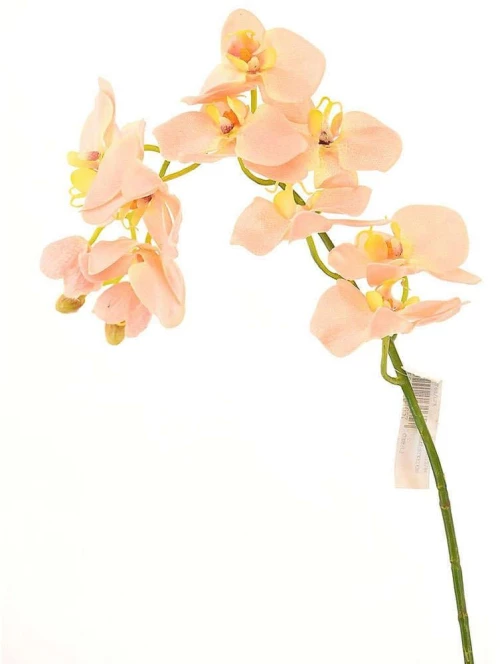 Τεχνητό Κλωνάρι Ορχιδέα 6380-7 75cm Pink Supergreens Πολυαιθυλένιο