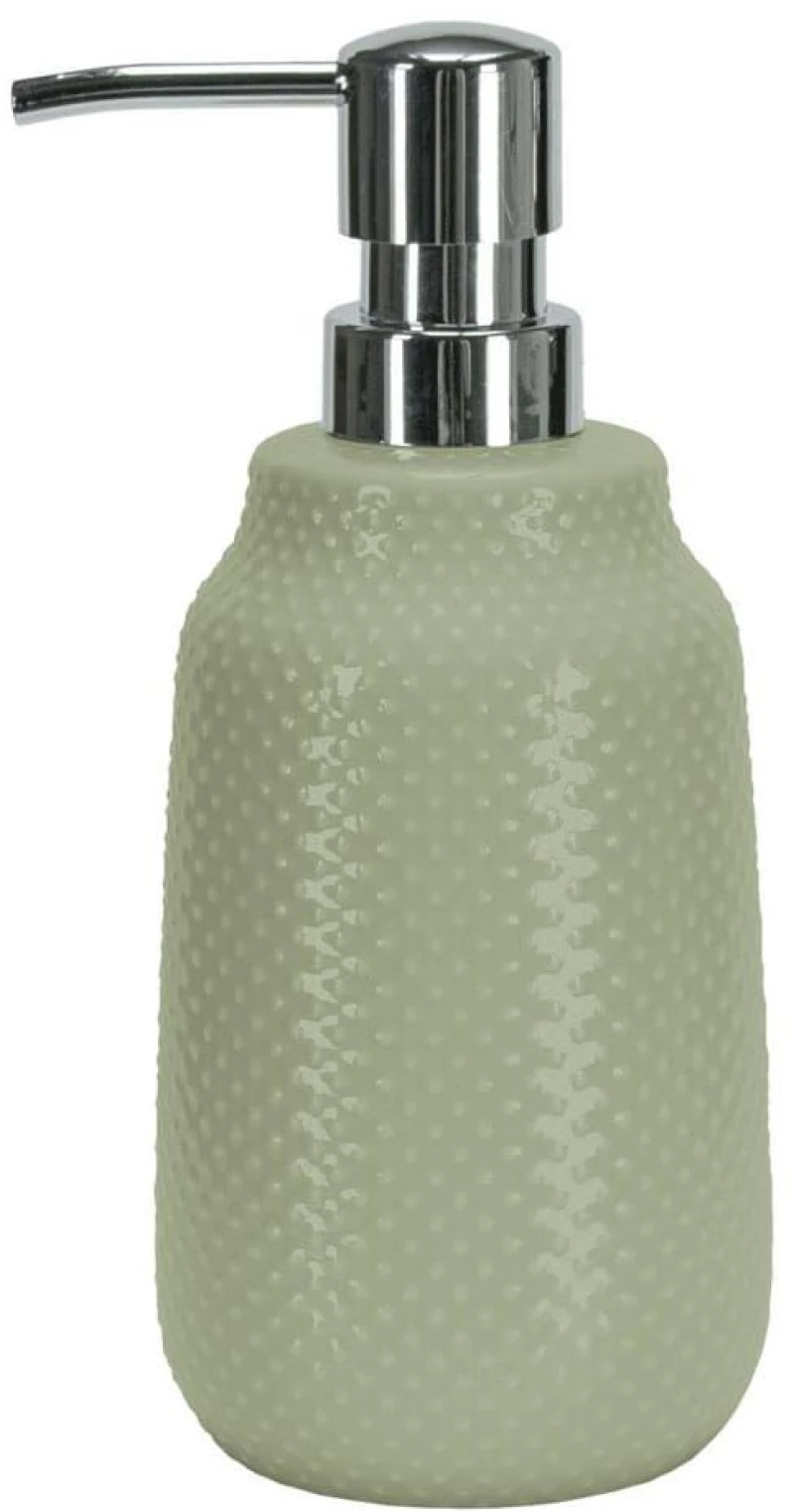 Δοχείο Κρεμοσάπουνου Dotty 8x20cm Reed Green Kleine Wolke Πηλός