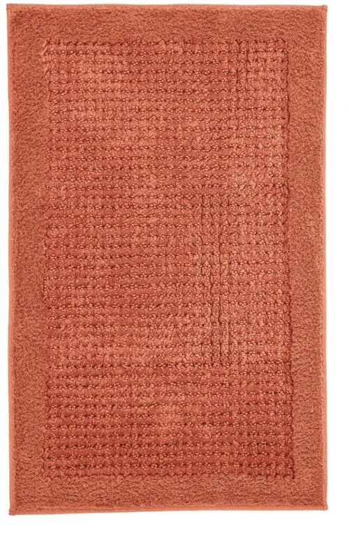 Πατάκι Μπάνιου Net Terracotta Kleine Wolke 80x140 100% Βαμβάκι