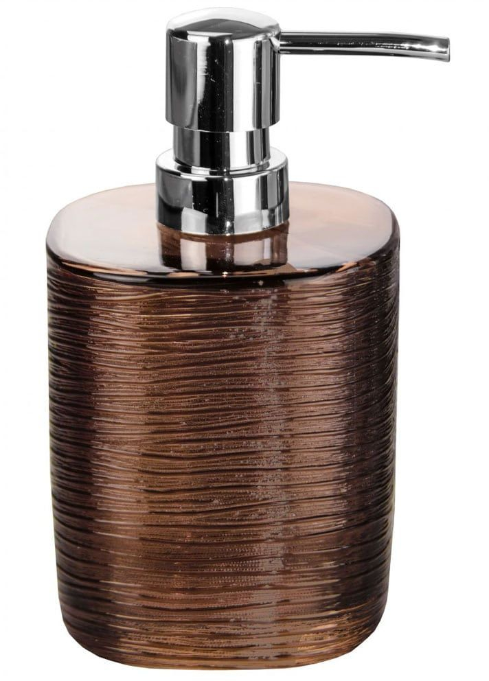 Δοχείο Κρεμοσάπουνου Qubo 8,8x16,3cm Nutbrown Kleine Wolke Γυαλί