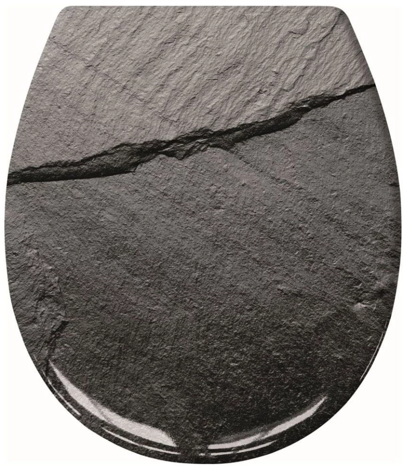 Καπάκι Λεκάνης Slate 37x 45cm Slate Grey Kleine Wolke Duroplast