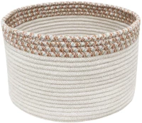Καλάθι Αποθήκευσης Kilo LOR-BSK-KILO-TOF Φ40x25cm Toffee Lorena Canals Βαμβάκι-Πολυέστερ