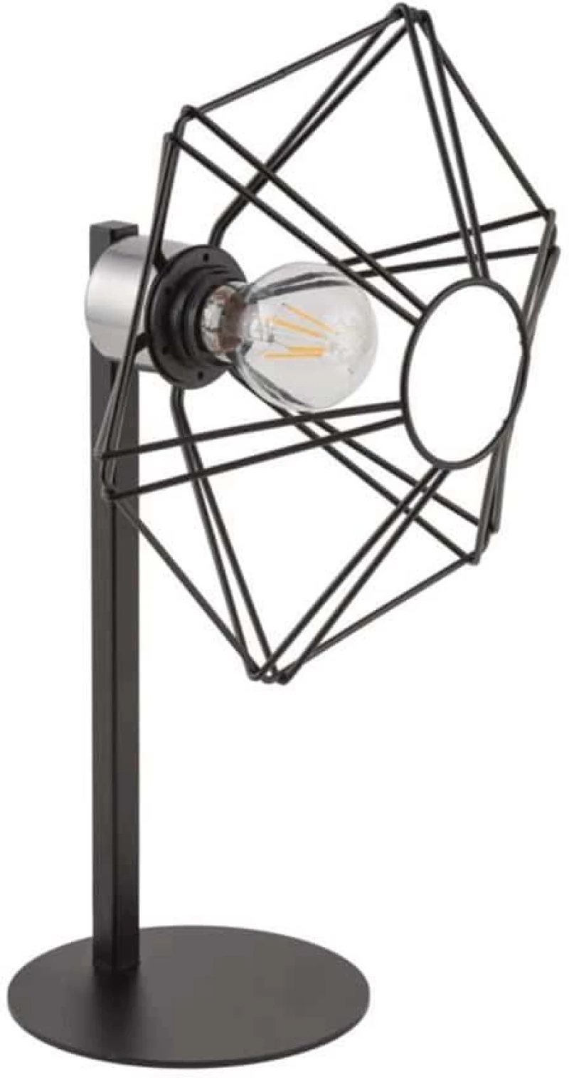 Φωτιστικό Επιτραπέζιο Vario 50350 26x28x44cm 1xE27 60W Black-Silver Sigma Lighting
