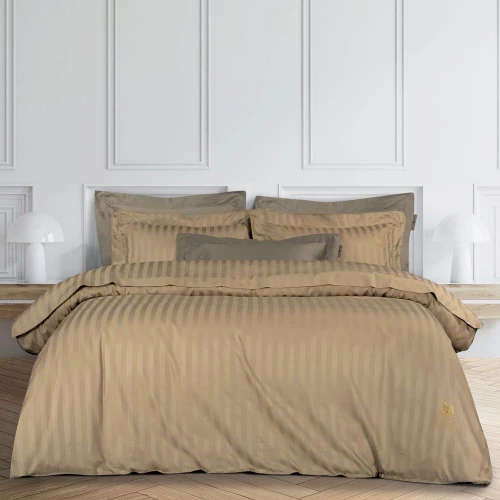 Σεντόνια 2153 (Σετ 4τμχ) Gold Greenwich Polo Club King Size 270x280cm 100% Βαμβακοσατέν