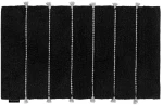 Πατάκι Μπάνιου Calypso Black Guy Laroche 55Χ85 55x85cm 100% Βαμβάκι
