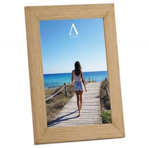 Κορνίζα Bold LBTAH-AX22526 10x15cm Natural-Beige Andrea House Ξύλο,Γυαλί