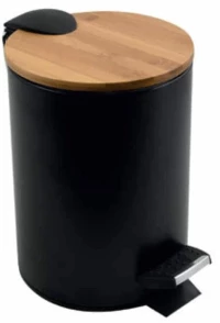 Κάδος Απορριμμάτων Adonis 5Lt 05396.002 20,5x26,7cm Black Μέταλλο