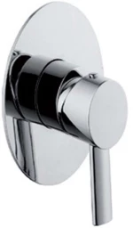 Μίκτης Μπαταρίας Ντους 1 Εξόδου Sinar FA34163C Chrome Karag Ορείχαλκος