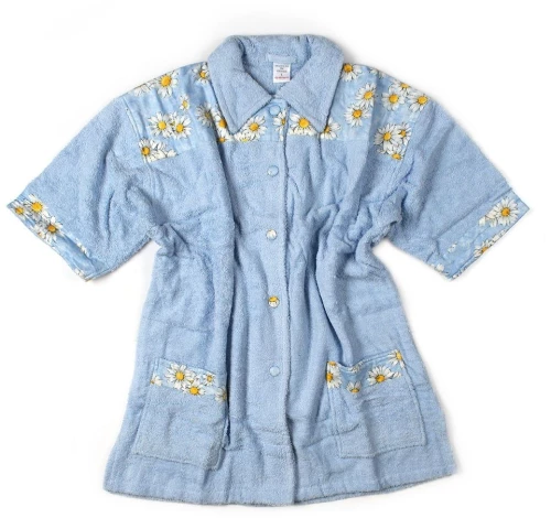 Μπουρνούζι Mini Με Γιακά Sky Blue DimCol