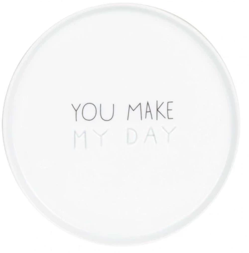 Πιάτο Γλυκού You Make My Day LBTRD0016530 Φ11cm White Raeder Πορσελάνη