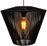 Φωτιστικό Οροφής Cord 835-123-197 40x32cm 1xE27 Black
