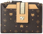 Γυναικείο Δερμάτινο Πορτοφόλι 230029F 12x2,5x8,5cm Brown Foxer
