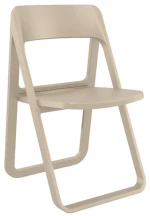 Καρέκλα Πτυσσόμενη Dream 20.0044 48Χ52Χ82cm Dove Grey Siesta Σετ 4τμχ