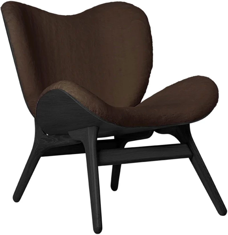 Πολυθρόνα A Conversation Piece Teddy Bear 5102C5501-8 70x83x83cm Black Oak-Brown Umage