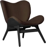 Πολυθρόνα A Conversation Piece Teddy Bear 5102C5501-8 70x83x83cm Black Oak-Brown Umage