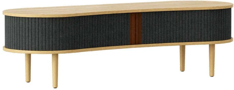 Έπιπλο Τηλεόρασης Audacious Horizons S 5601C707-04 140x46x40cm Oak-Dark Grey Umage