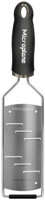 Τρίφτης Gourmet Large Shaver 45006E 31,2cm Inox-Black Microplane Ανοξείδωτο Ατσάλι