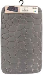Πατάκι Μπάνιου Memory 06.7718N181 50x80cm Grey 50 X 80 100% Βαμβάκι