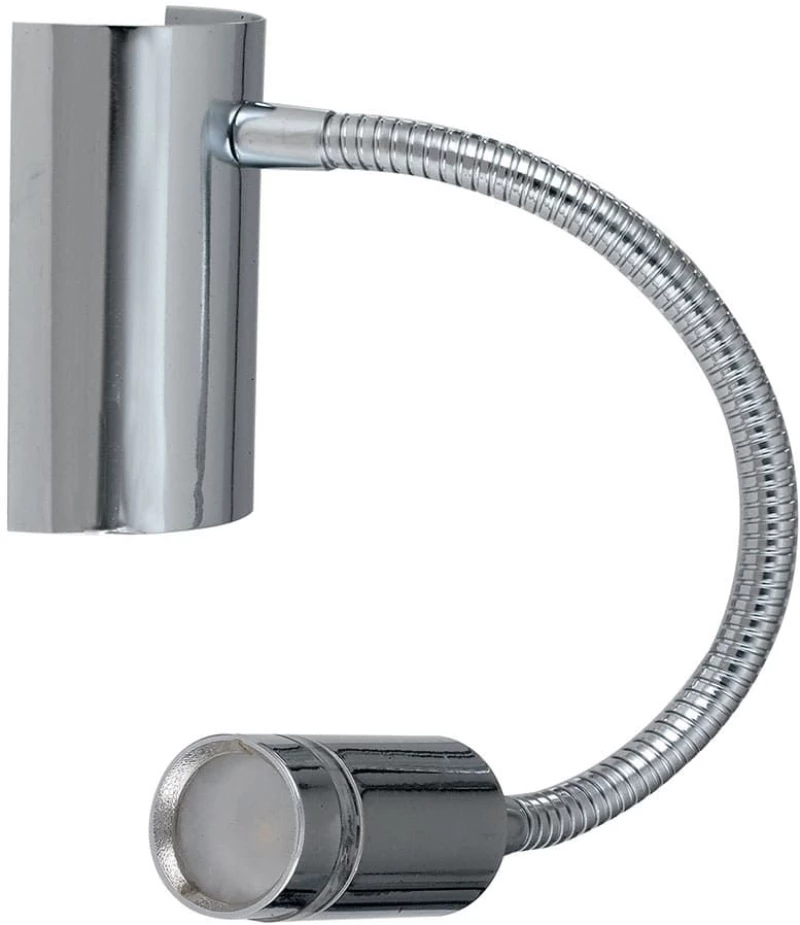 Φωτιστικό Τοίχου - Απλίκα Led-Kepler Led 220lm 3000K 9x32x6 Chrome Luce Ambiente Design