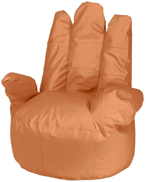 Πουφ Hando Orange 74X70X80