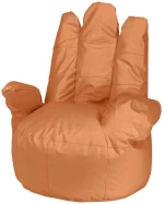 Πουφ Hando Orange 74X70X80