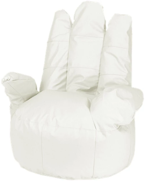 Πουφ Hando White 74X70X80